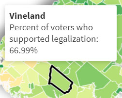 Vineland approves 66.99%