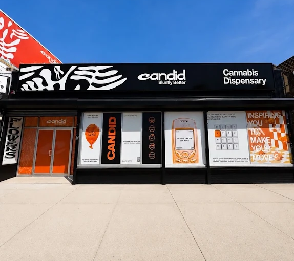 Candid Dispensary storefront photo
