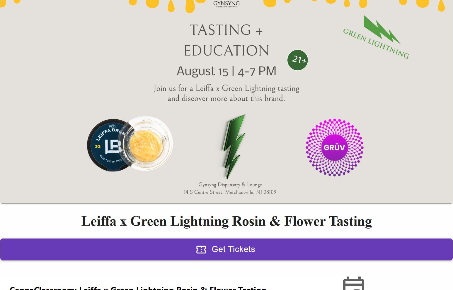 Leicfa x Green Lightning Rosin & Flower Tasting