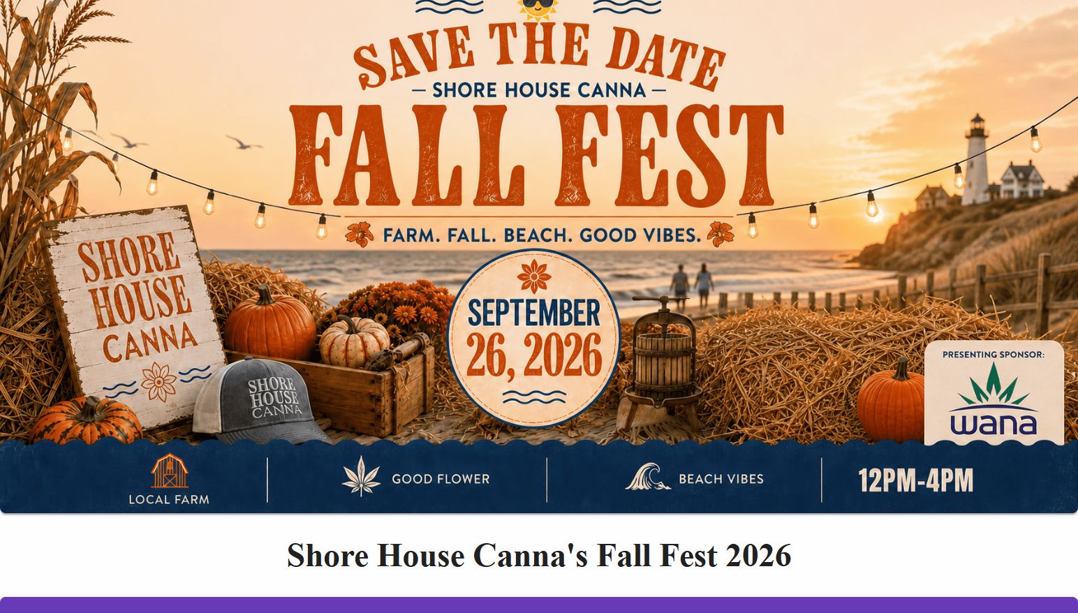 Shore House Canna's Fall Fest 2026
