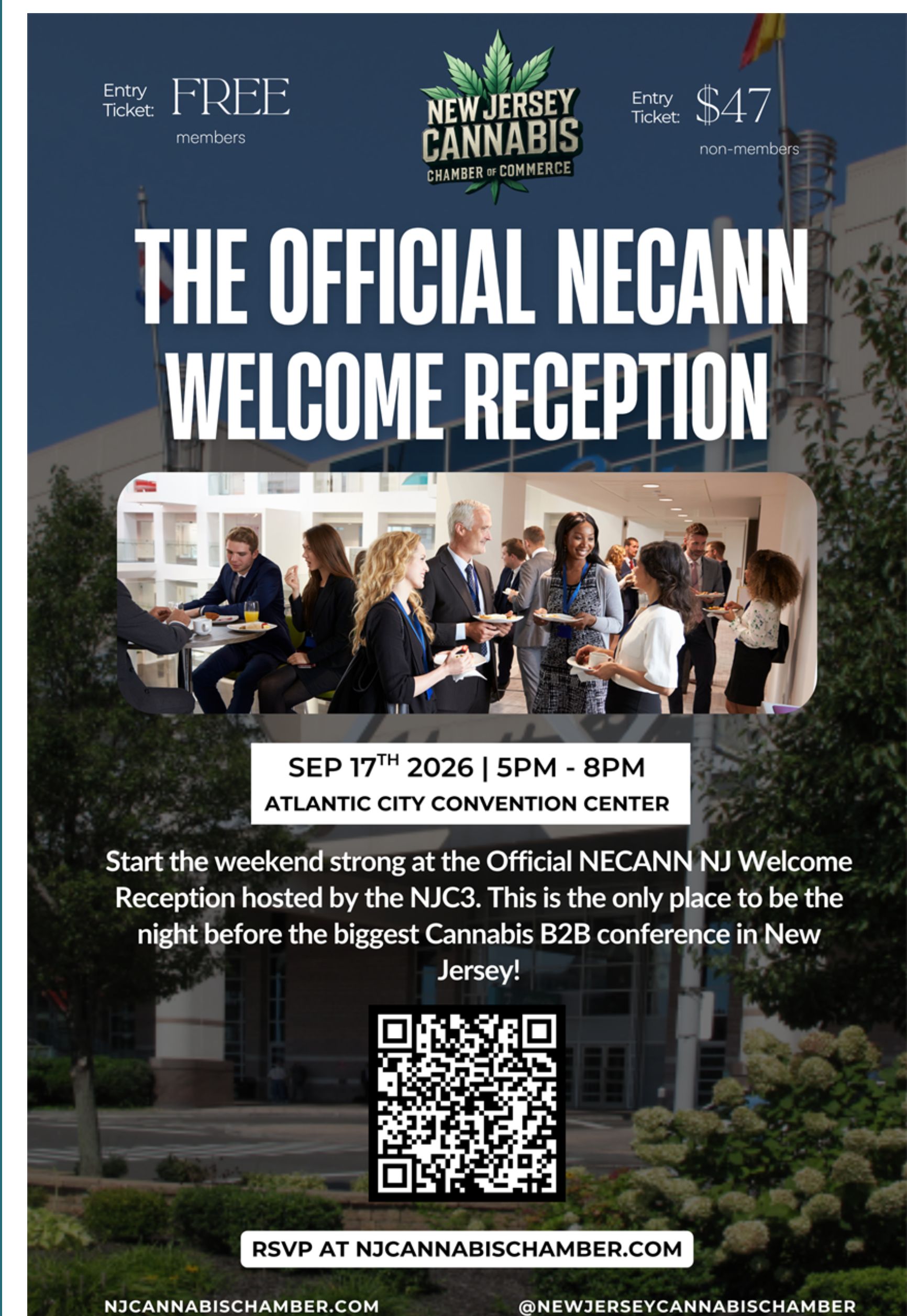 The Official NECANN Welcome Reception Hosted by the NJC3