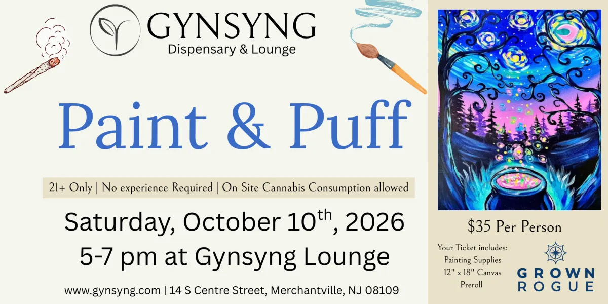 Paint and Puff Saturday October 10th