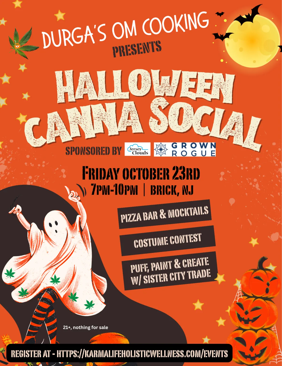 It's a Community Cannabis Halloween Social 🎃