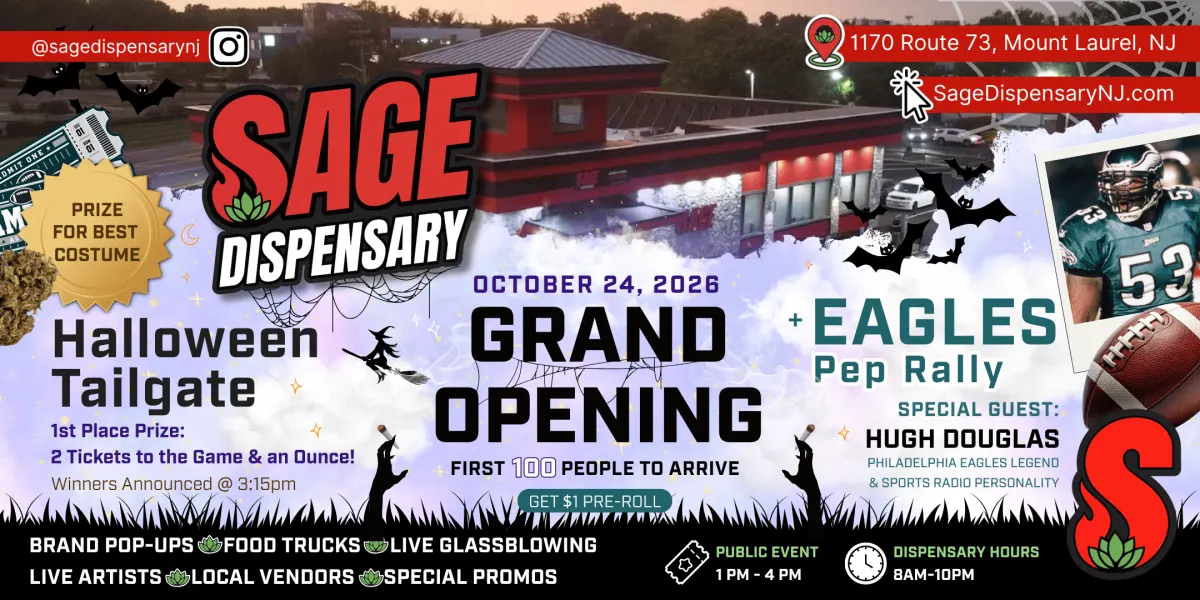 SAGE Dispensary Grand Opening & Halloween Tailgate